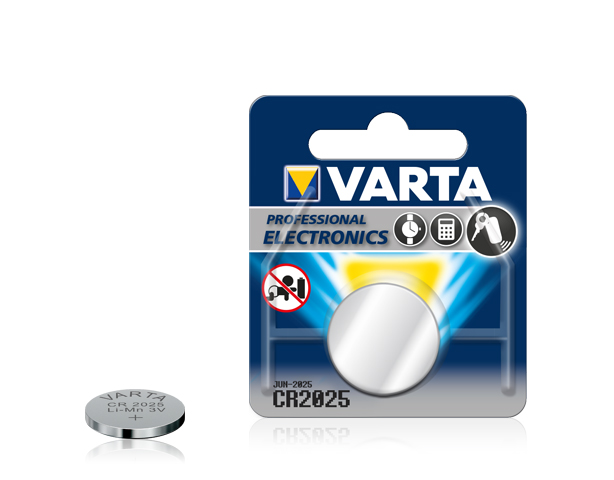 Pila Varta Cr2025 - 5 Ud. 3 Voltios - VT BATTERIES